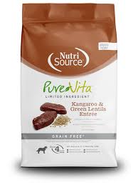Pure Vita Dog GF Kangaroo & Green Lentils, 4lbs