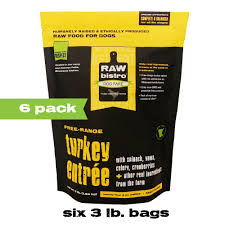 Raw Bistro Free Range Turkey Patties Entree, 3lbs