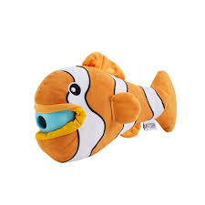 Nina Ottosson Big Mouthz Clown Fish Interactive Plush Dog Puzzle Toy