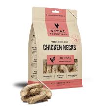 Vital Essentials Freeze Dried Chicken Necks, Bulk