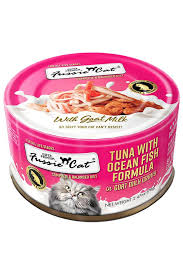 Fussie Cat Tuna & Oceanfish in Goat Milk, 2.47oz