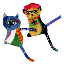 Kong Artz Kahlo Picasso Cat Toy, 2pk