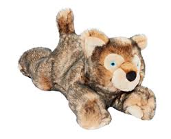 Fluff & Tuff Lobo Wolf Dog Toy