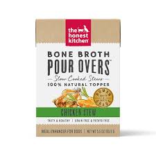 Honest Kitchen Bone Broth Pour Overs Chicken Stew Dog Food Topper, 5.5oz