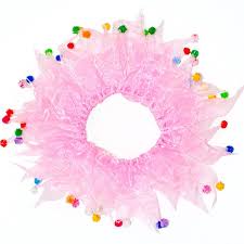 Multipet Party Pom Pom Collar Pink, M
