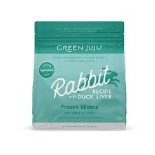 Green JuJu Frozen Rabbit Duck Sliders, 3lbs