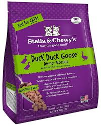 Stella & Chewys Duck Goose Cat Morsels, 1.25lbs