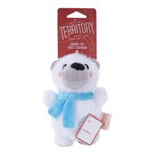 Territory Holiday Plush Polar Bear, 8"