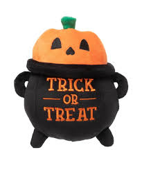 FuzzYard Trick Or Treat Cauldron Dog Toy