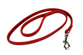 Pro-Mohs BioThane Super Grip Leash 5/8"X4', Red