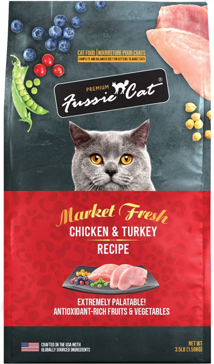 Fussie Cat Market Fresh Chicken & Turkey Recipe, 3.5lbs