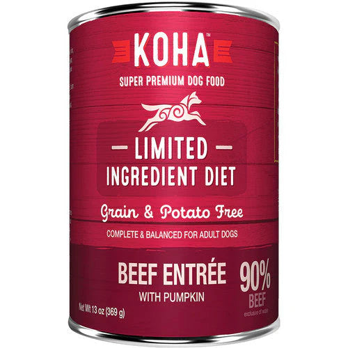 Koha Beef LID Canned Dog Food, 13oz