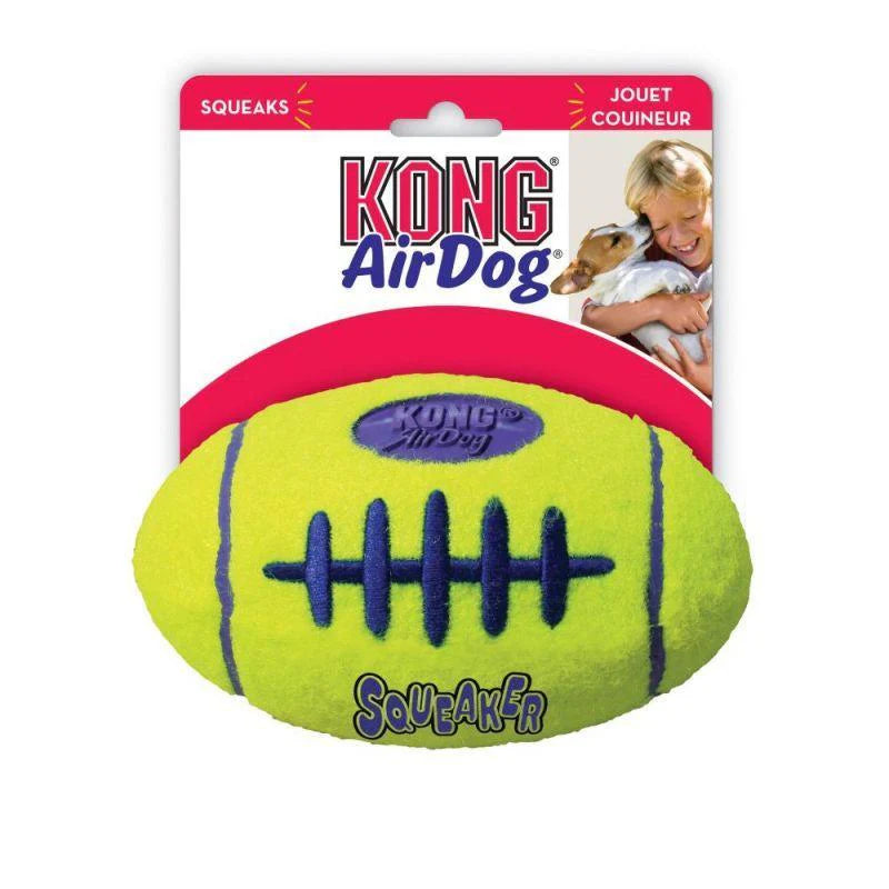 Kong Squeaker Football Dog Toy, S