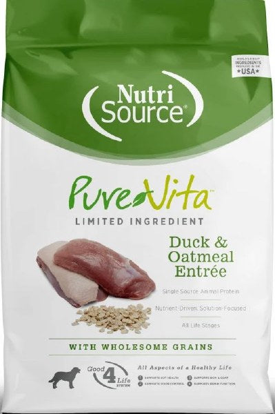 Pure Vita Dog Duck & Oatmeal, 4lbs