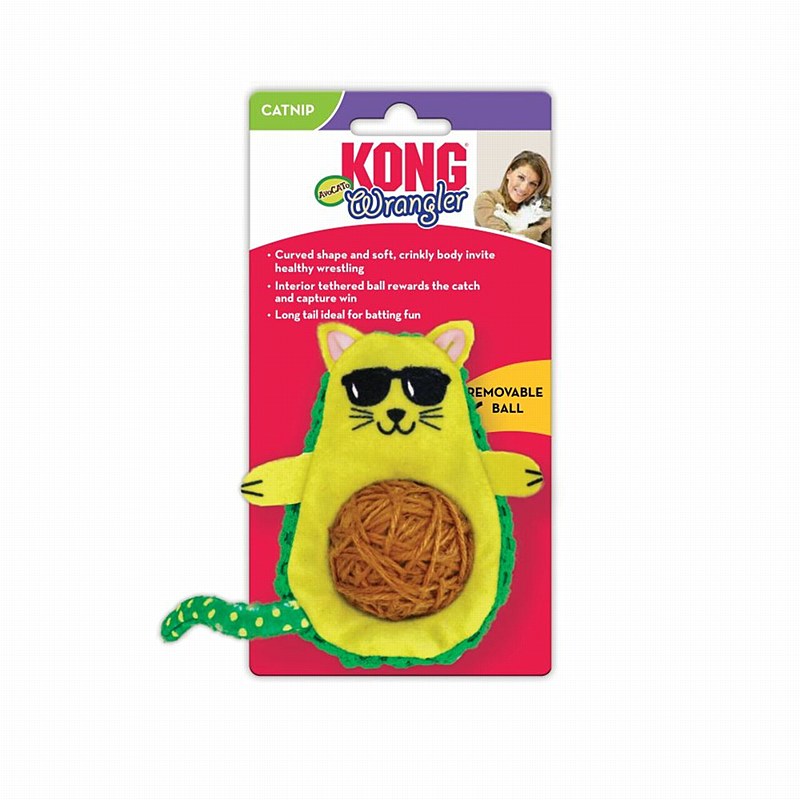 Kong Wrangler Avocato Cat Toy