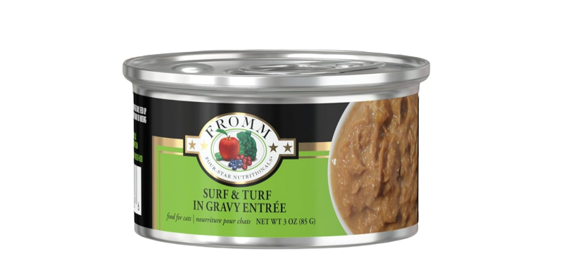 Fromm Cat 4-Star Shredded Surf & Turf, 3oz