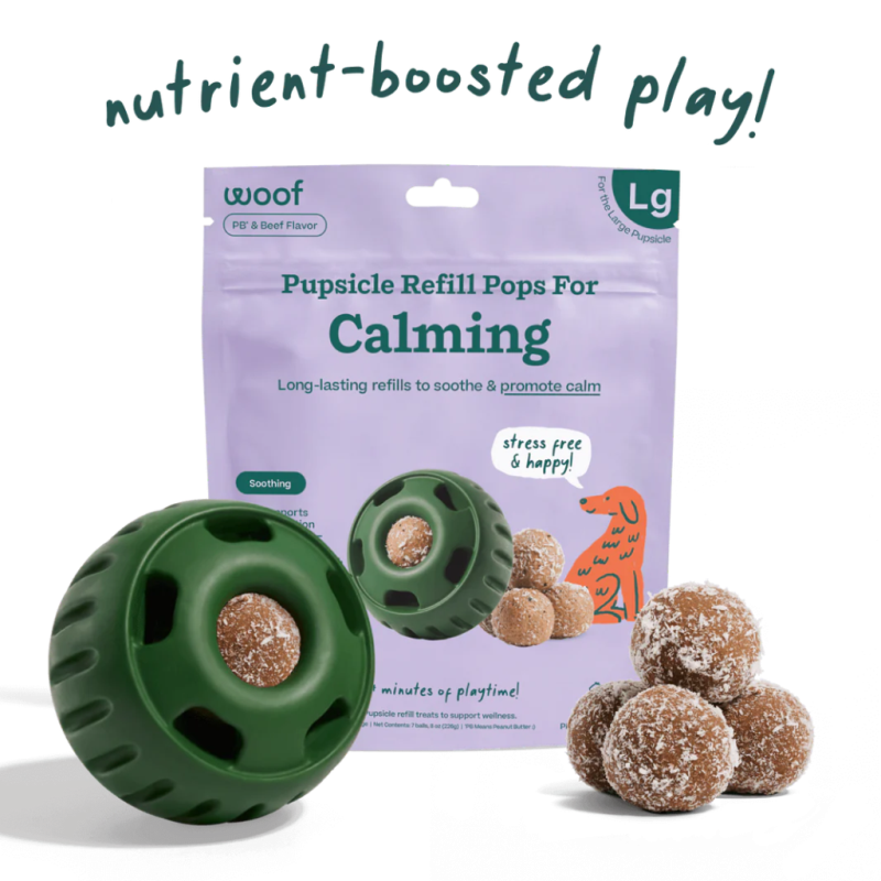 Woof Pupsicle Refill Pops Calm, L