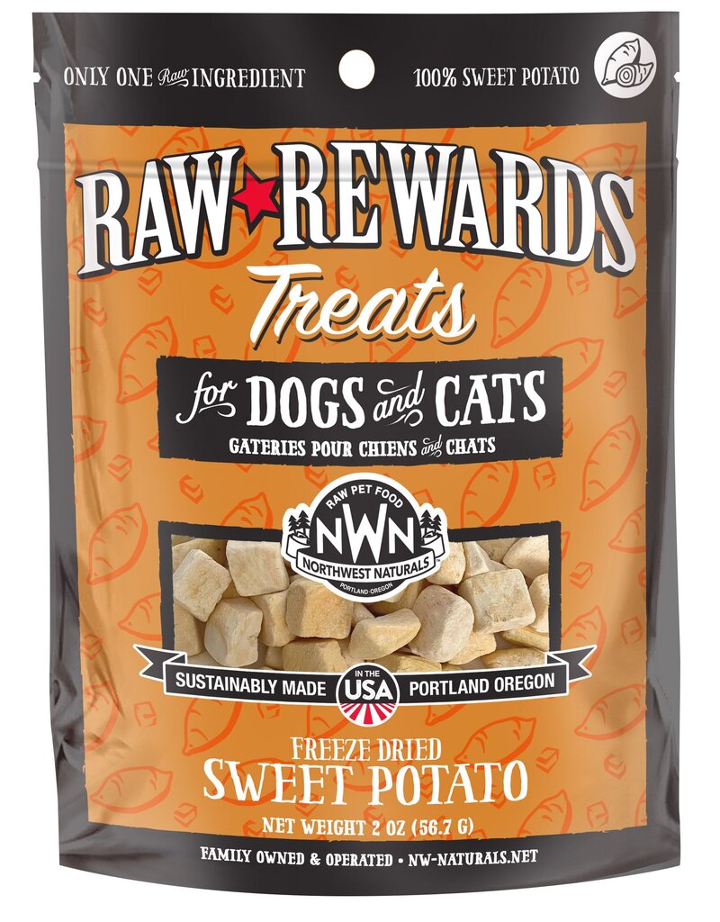 Northwest Naturals Dog Freeze Dried Sweet Potato Treats, 2oz