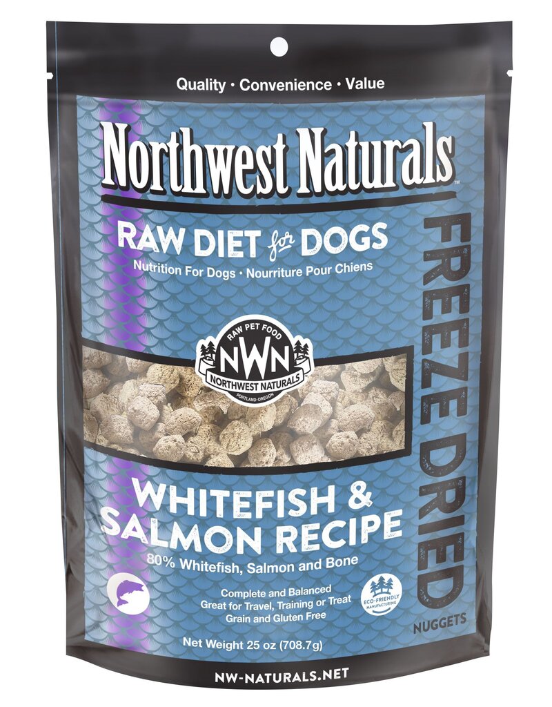 Northwest Naturals Freeze Dried Whitefish & Salmon Nuggets, 25oz