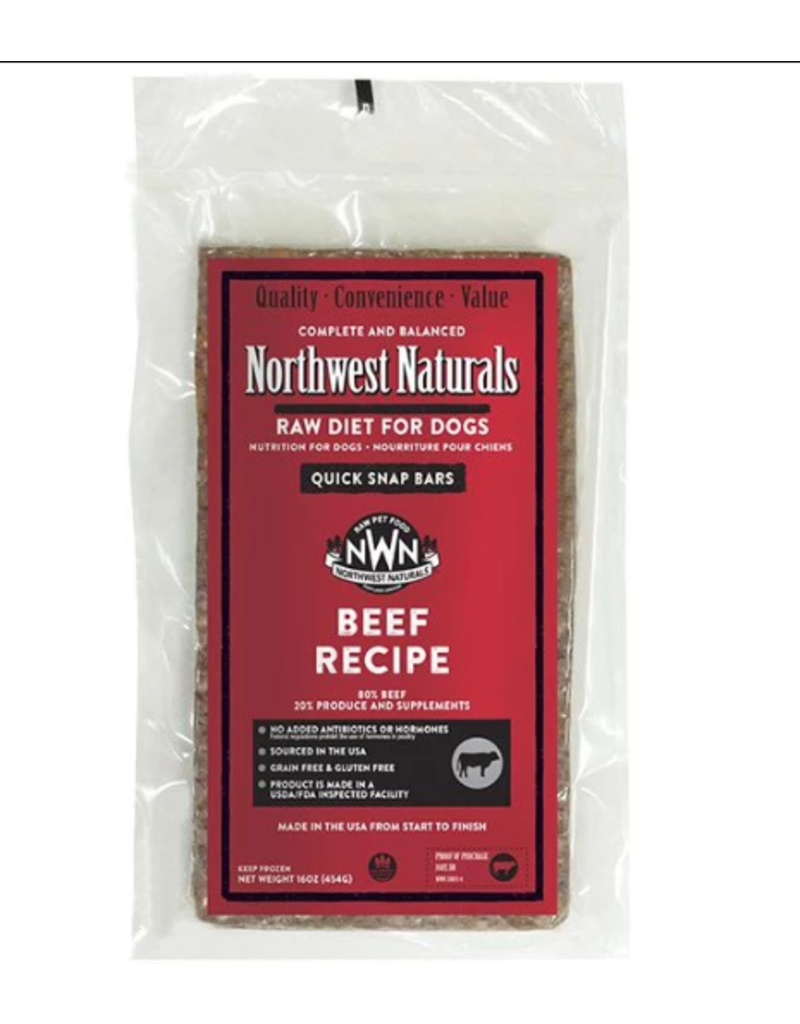 Northwest Naturals Frozen Beef Bar, 25lbs
