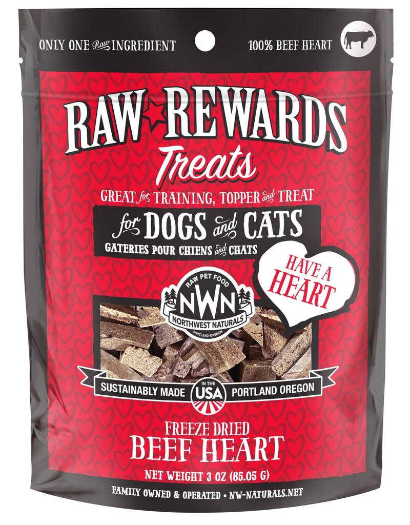 Northwest Naturals Beef Heart Treats, 3oz