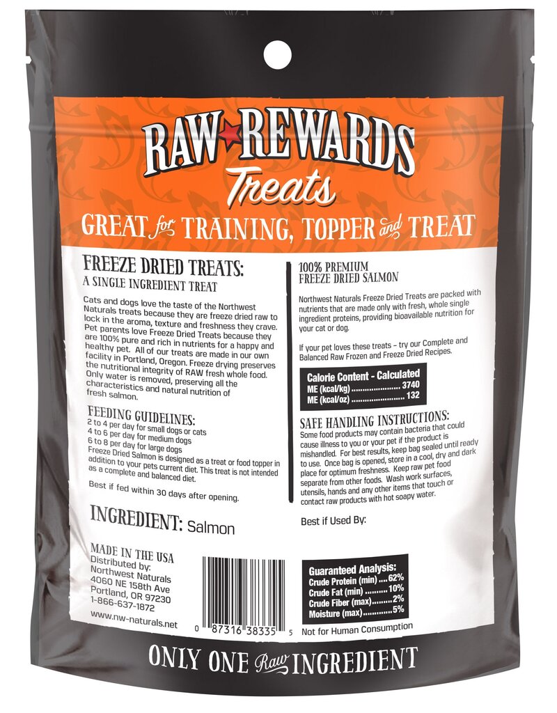Northwest Naturals Freeze-Dried Salmon, 2.5oz