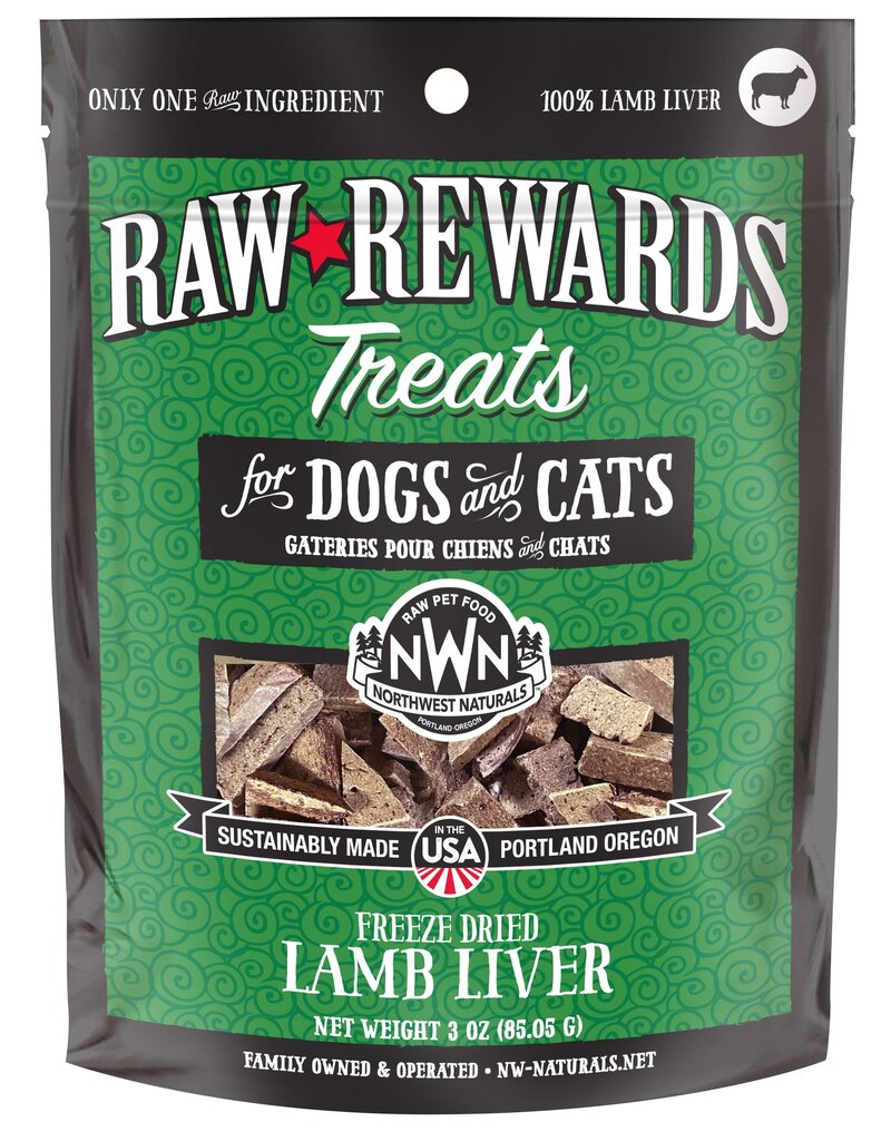 Northwest Naturals Lamb Liver Treats, 3oz