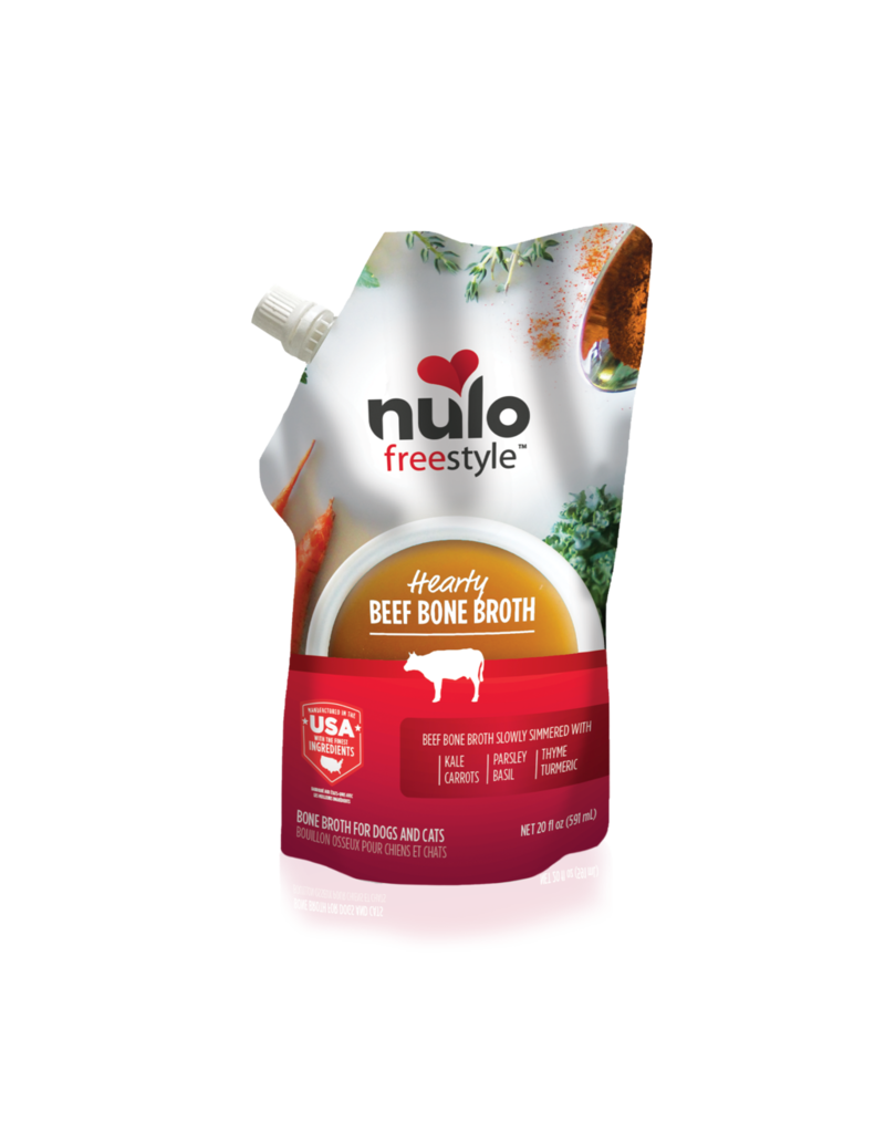 Nulo FreeStyle GF Hearty Beef Bone Broth, 20oz