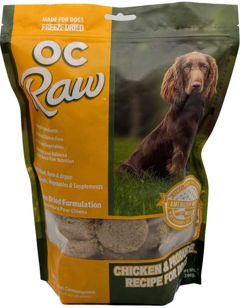 OC Raw Freeze Dried Sliders Chicken & Produce, 14oz