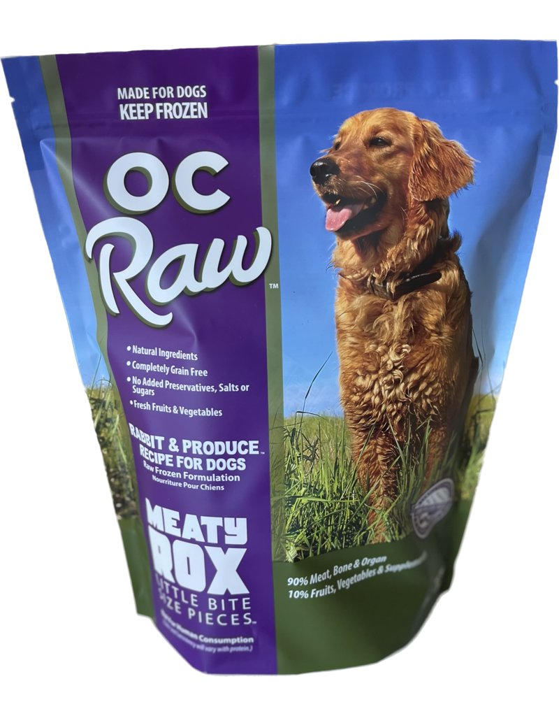 OC Raw Meaty Rox Rabbit & Produce, 3lbs