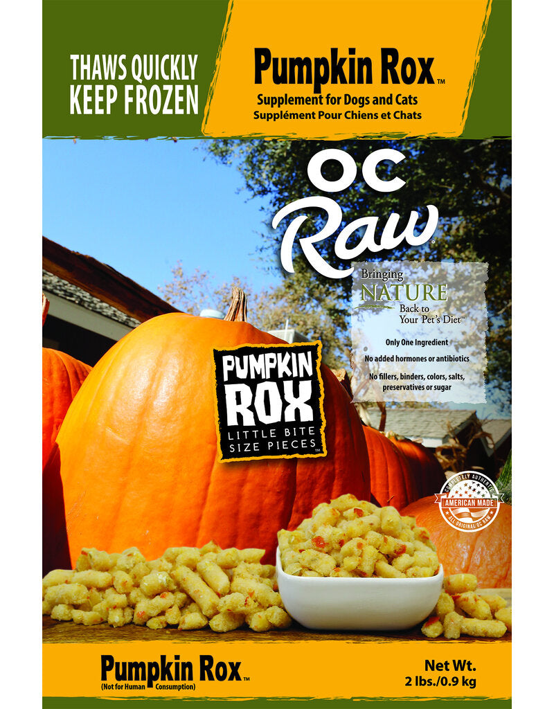 OC Raw Frozen Pumpkin Rox, 2lbs