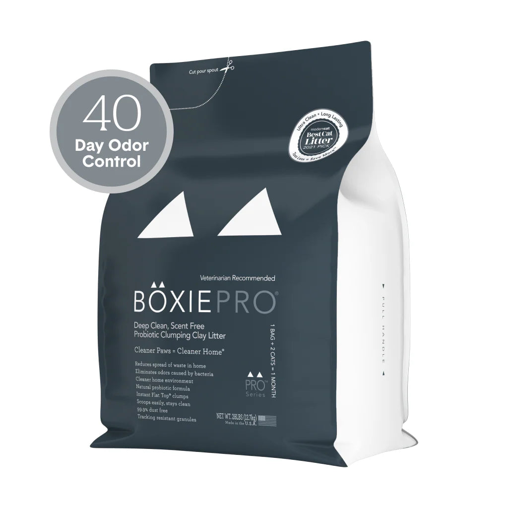 Boxie Cat Pro Scent Free Litter, 28lb