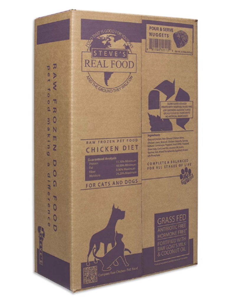 Steves Frozen Chicken Patties, 14lbs