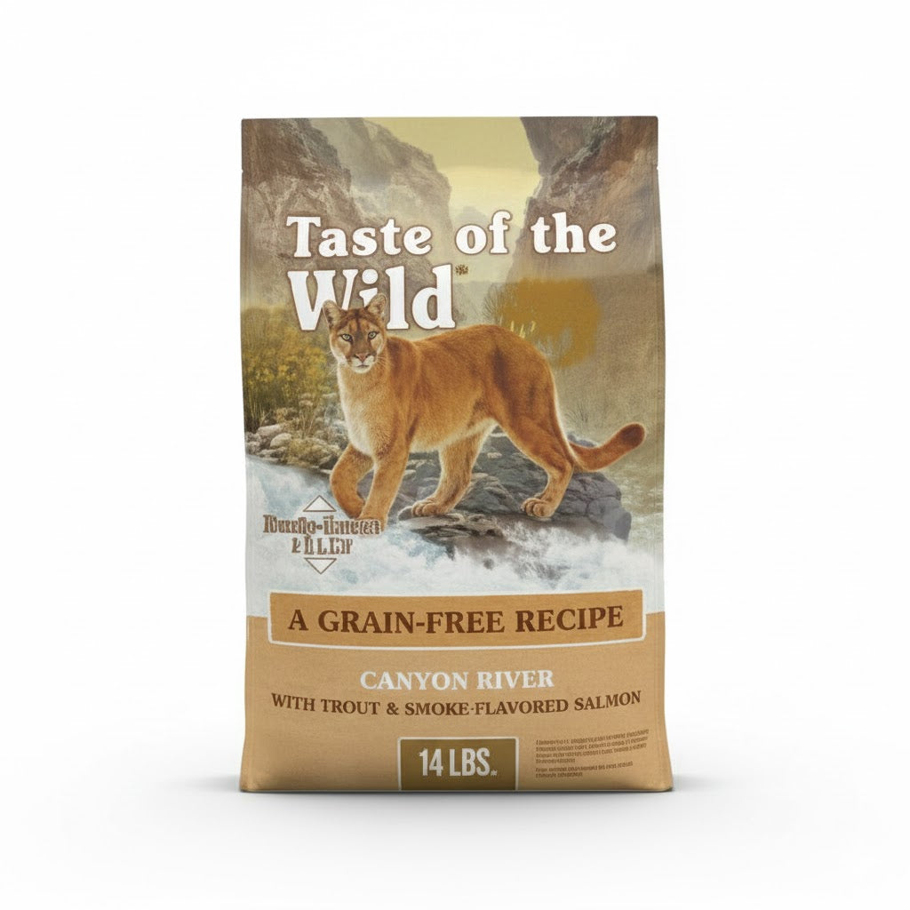 TOTW Canyon River Trout & Smoked Salmon Cat Food, 14lbs