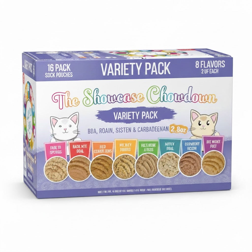 Weruva Showcase Chowdown Slide n Serve Pouches Variety Pack, 2.8oz