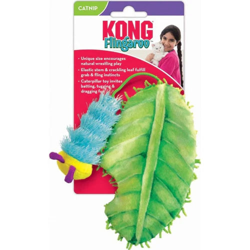 Kong Flingaroo Caterpillar Cat Toy