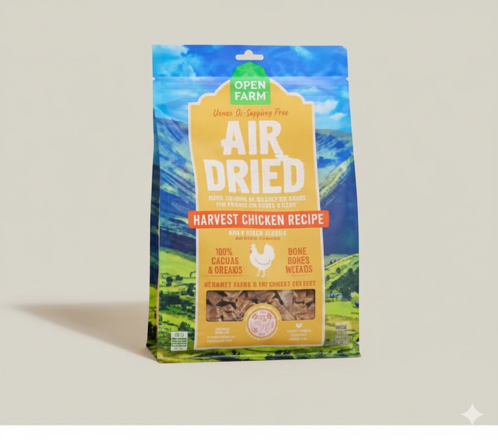 Open Farm Air Dried Dog Food Harvest Chicken, 2lbs