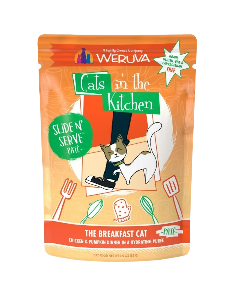 Weruva Slide & Serve The Breakfast Cat, 3oz Pouch