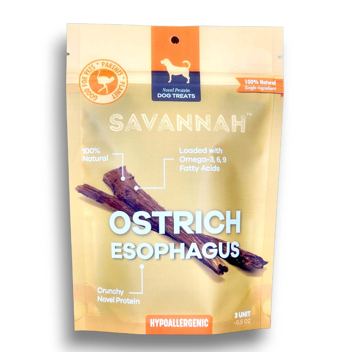 Savannah Ostrich Esophagus, 3ct