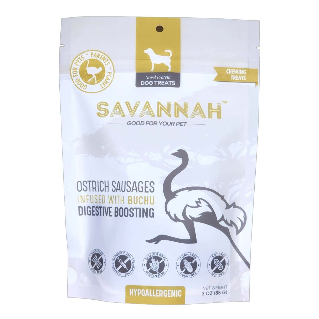 Savannah Ostrich Sausages with Buchu, 3oz