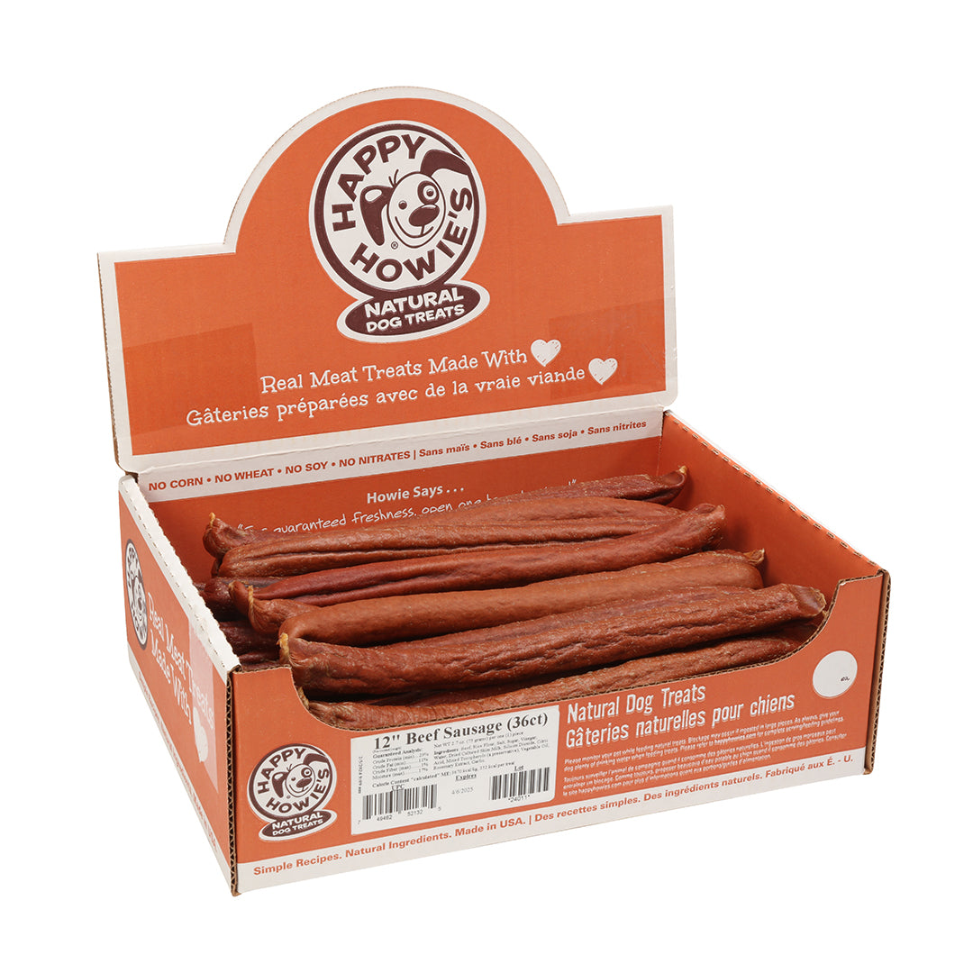 Happy Howies Beef Jerky 12'', Bulk(90)