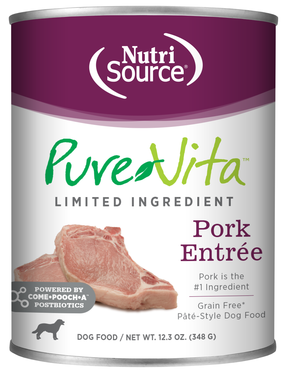 Pure Vita Grain Free Pork Entree, 12.3oz