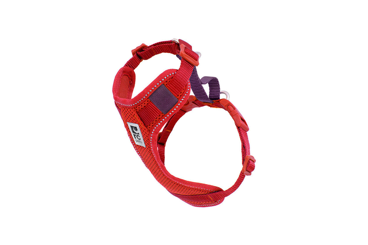 RC Pet Moto Control Harness Goji Berry/Burgundy, L