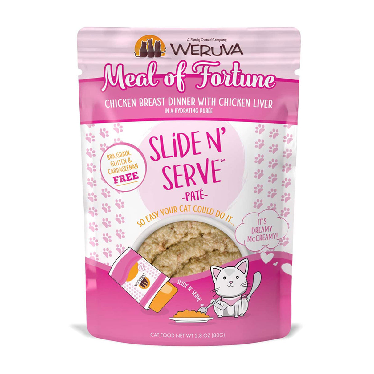 Weruva Slide & Serve Meal of Fortune, 2.8oz Pouch