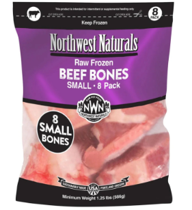 Northwest Naturals Frozen Beef Bone 6-8", 2ct