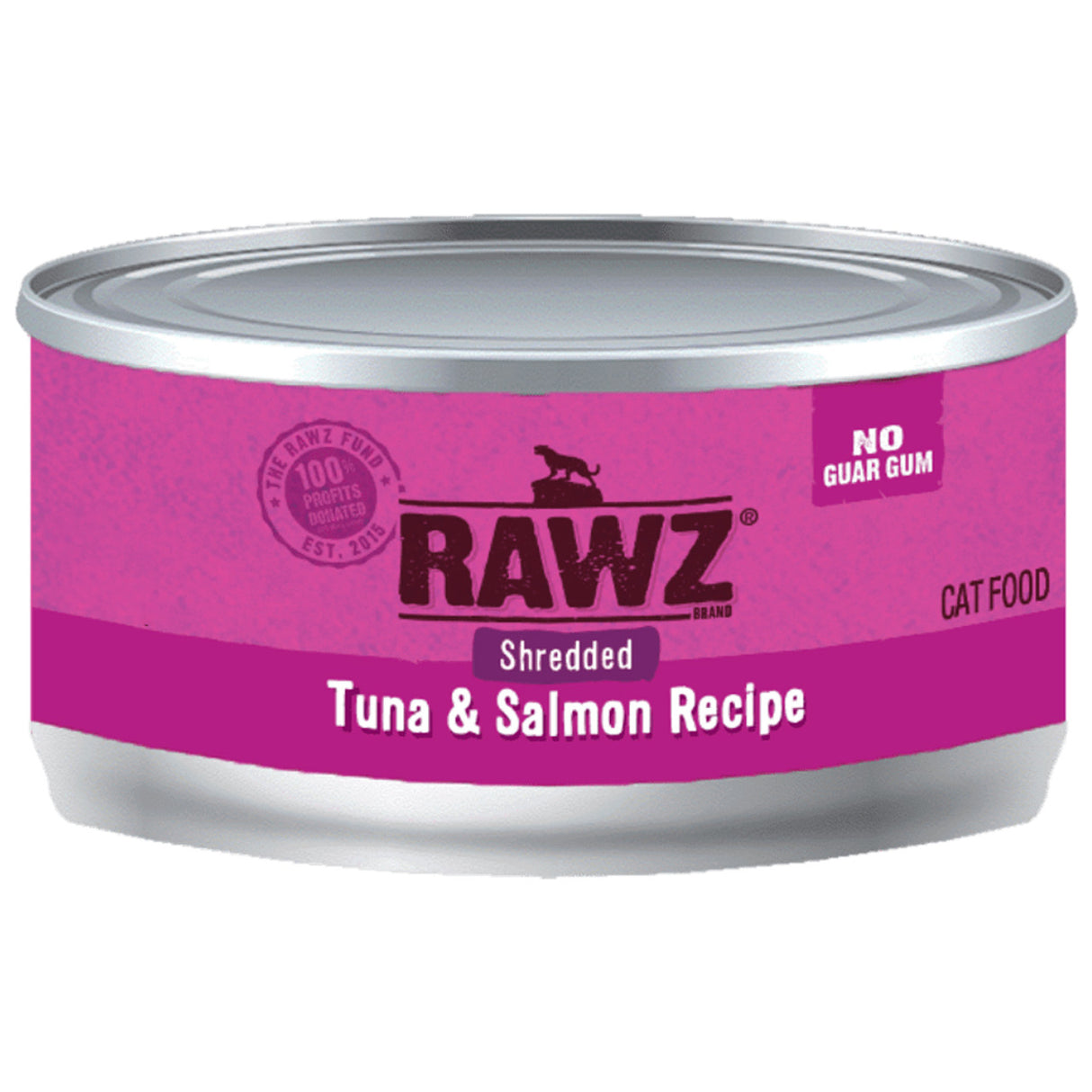 Rawz Shredded Tuna & Salmon Canned Cat Food, 3oz