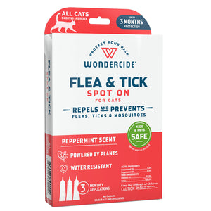 Wondercide Flea & Tick Spot On for Cats, Peppermint