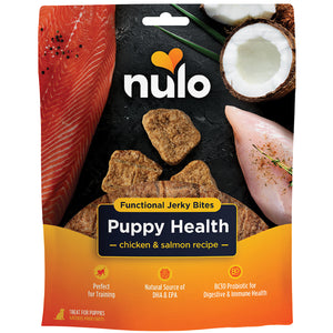 Nulo Dog Functional Puppy Health Chicken & Salmon Jerky Treats, 5oz