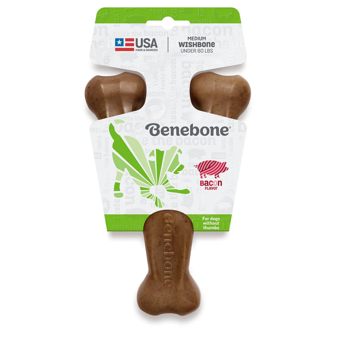 Benebone Real Bacon Dog Chew, M