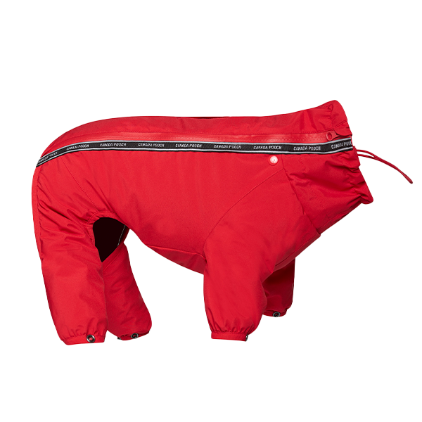 Canada Pooch Snowsuit, Red, Size 10